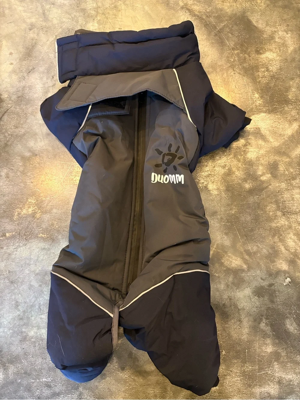 Duomm, dog coat black and gray, xl, N93